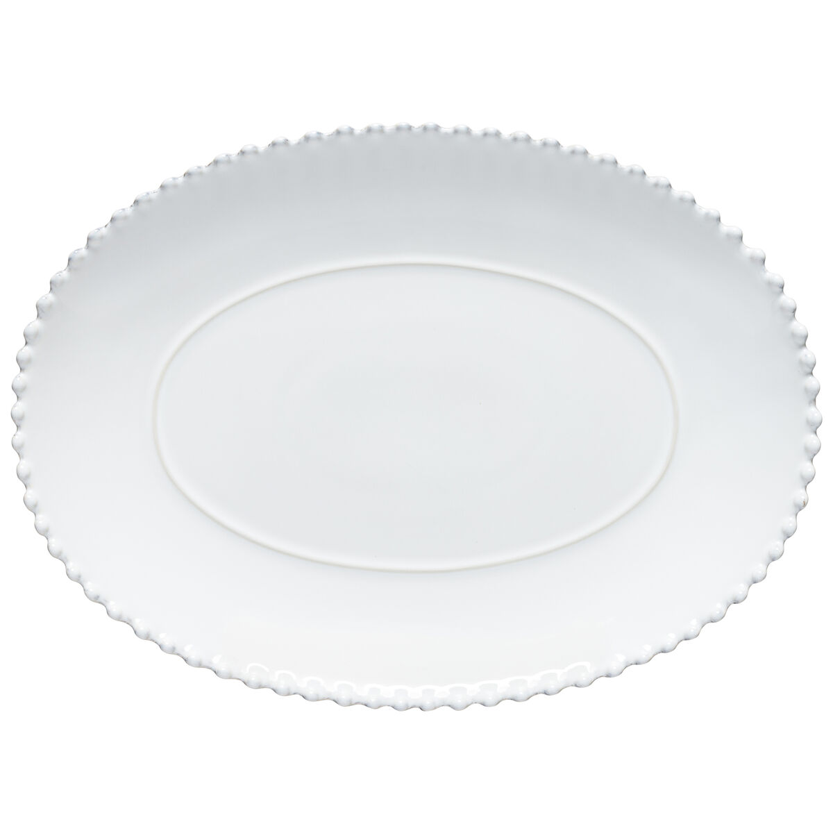 Pearl ovalt fad 34 cm
