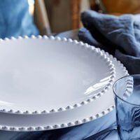 Pearl tallerken 28 cm, hvid