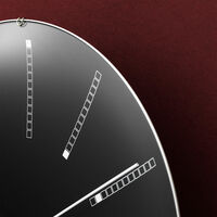 Bankers vægur Ø21 cm, sort