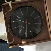 Bankers vægur Ø21 cm, sort