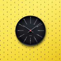 Bankers vægur Ø21 cm, sort