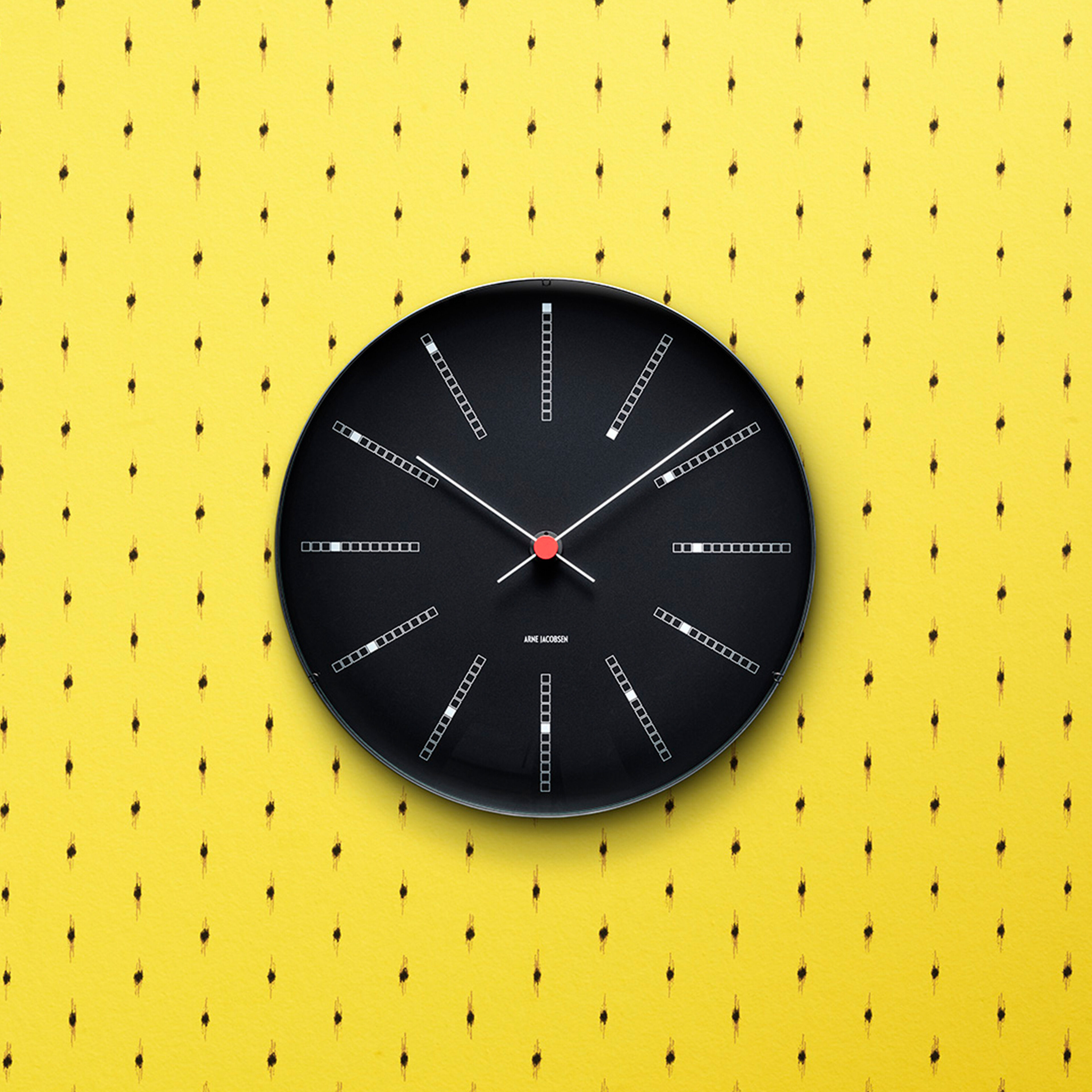 Bankers vægur Ø21 cm, sort