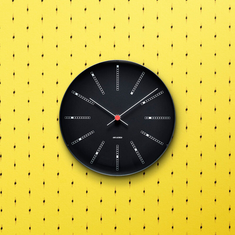 Bankers vægur Ø21 cm, sort