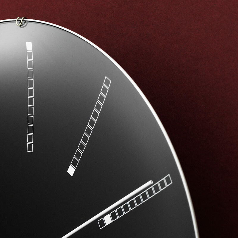 Arne Jacobsen Bankers vægur 29 cm, sort