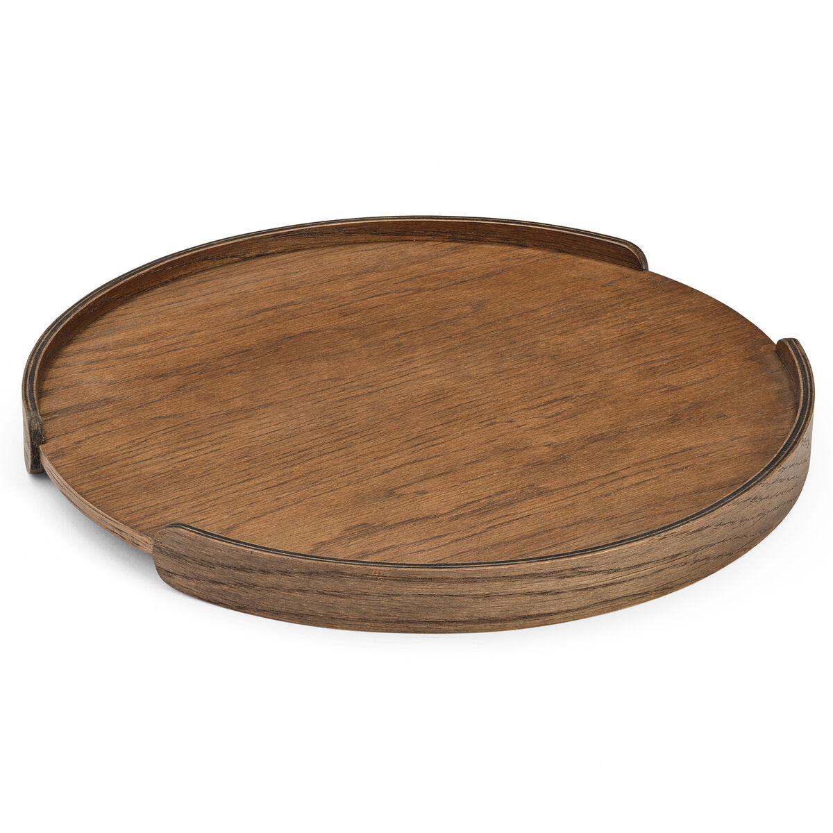 Woody bageplade 35 cm, mørkbehandlet eg