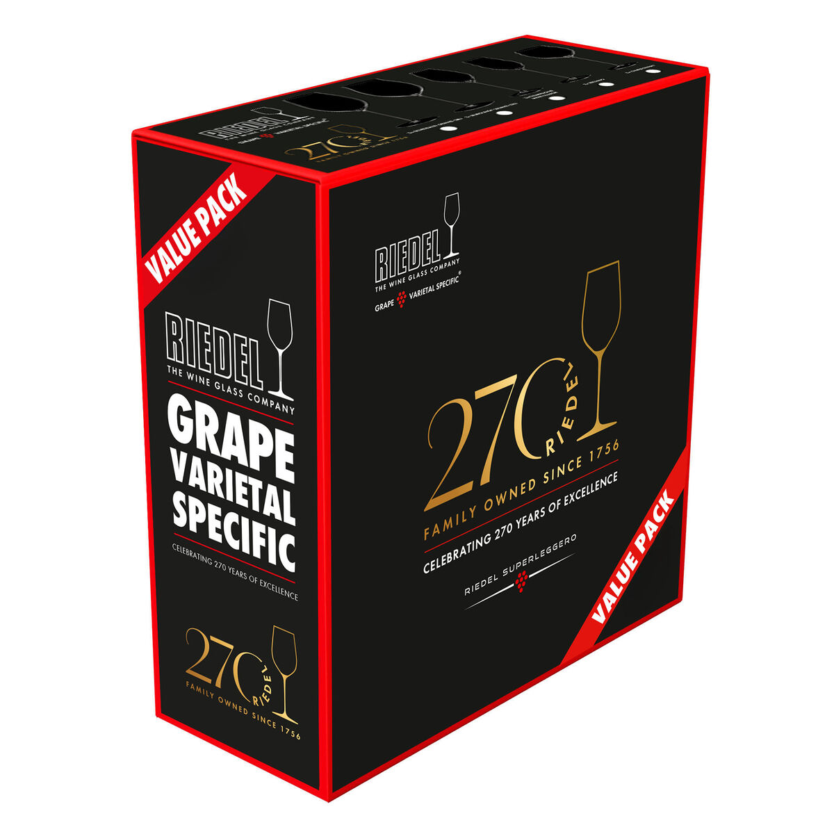 Superleggero 270-årsjubileum champagneglas 2-pack, glas
