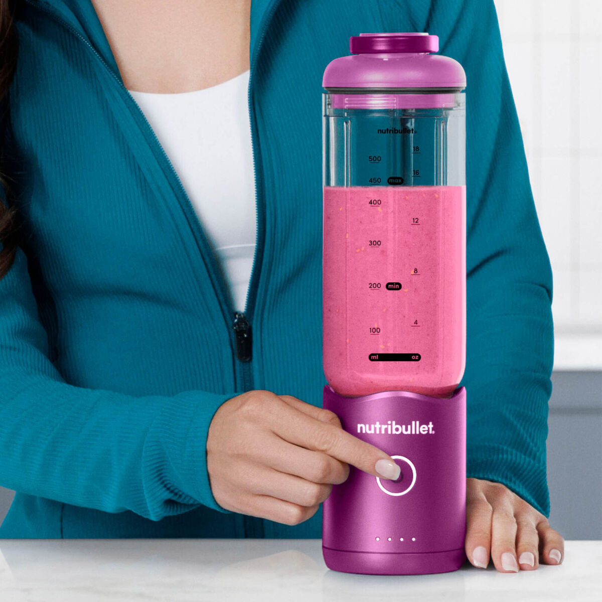 Flex bærbar blender 590 ml, violet