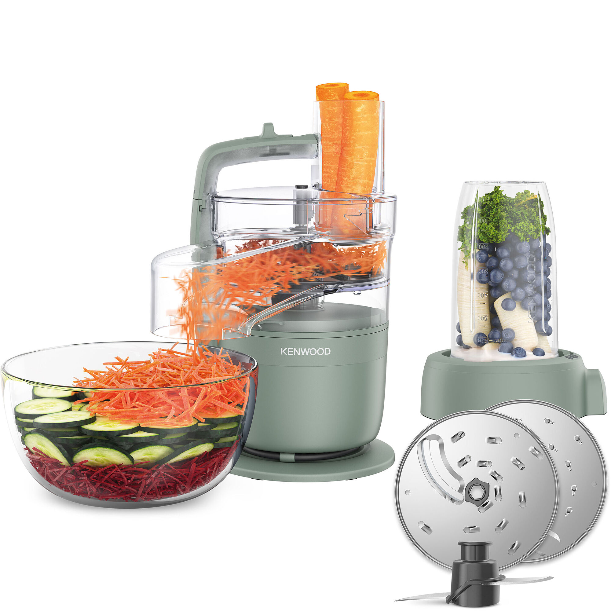KENWOOD 業務用　KMM023 あまり使い込まれていない　丁寧な Kenwood FDP23.380.GR foodprocessor, grøn | KitchenOne