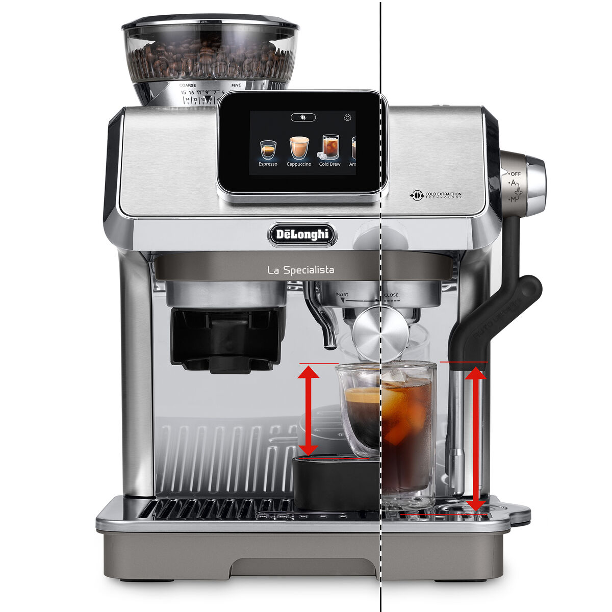 Delonghi EC9455 espressokone, teräs