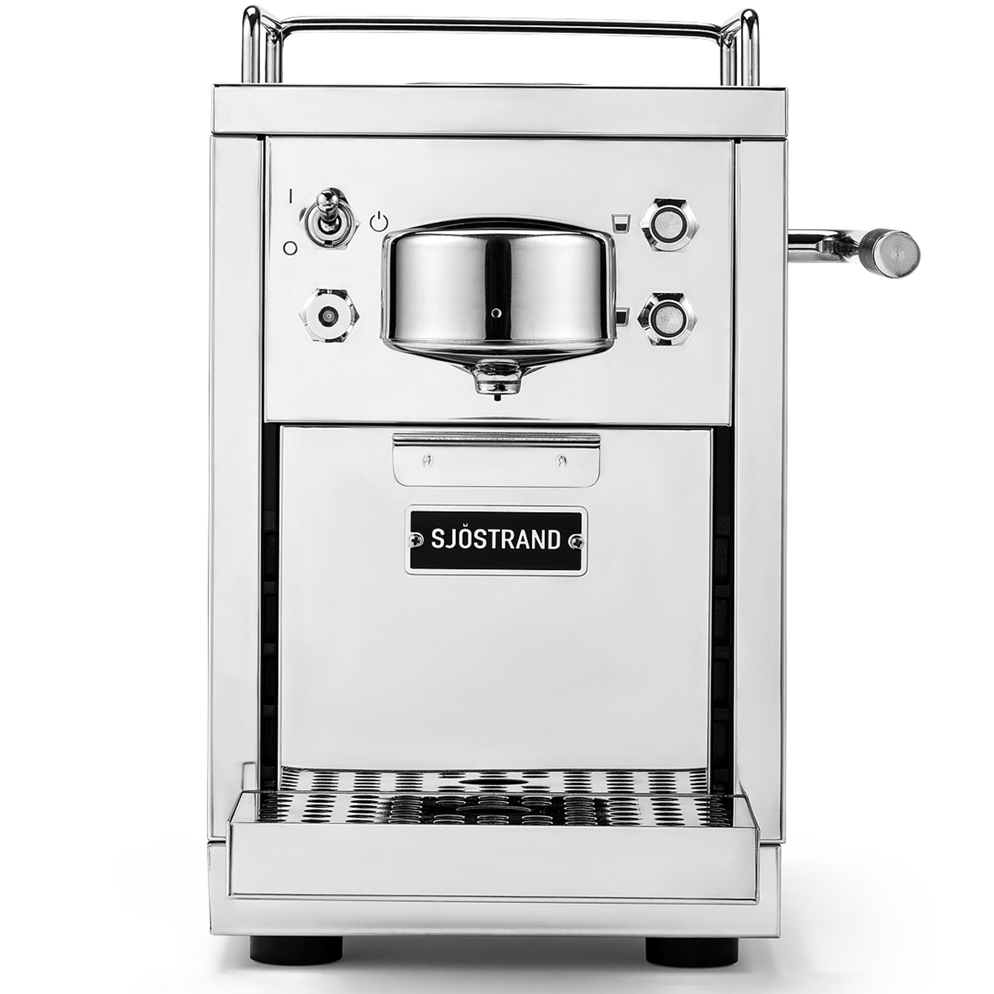 Sj&ouml;strand coffee The Original 2 kapselmaskin, polerat st&aring;l