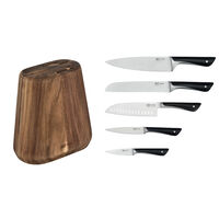 Jamie Oliver knivblock 5 delar, silver