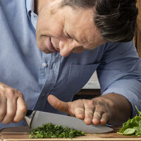 Jamie Oliver knivblock 5 delar, silver