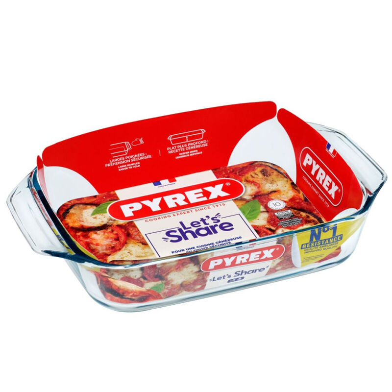 Let’s Share ugnsform 35 x 23 cm, glas