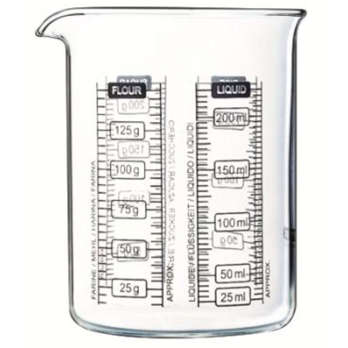 Kitchen Lab måttbägare 250 ml, glas