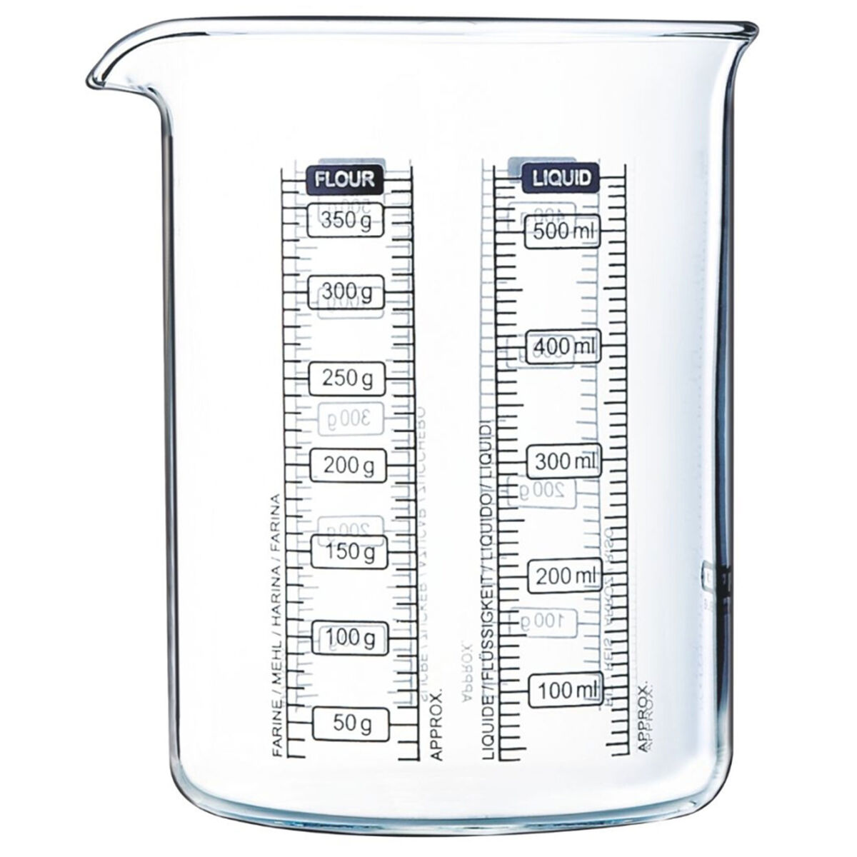 Kitchen Lab måttbägare 500 ml, glas