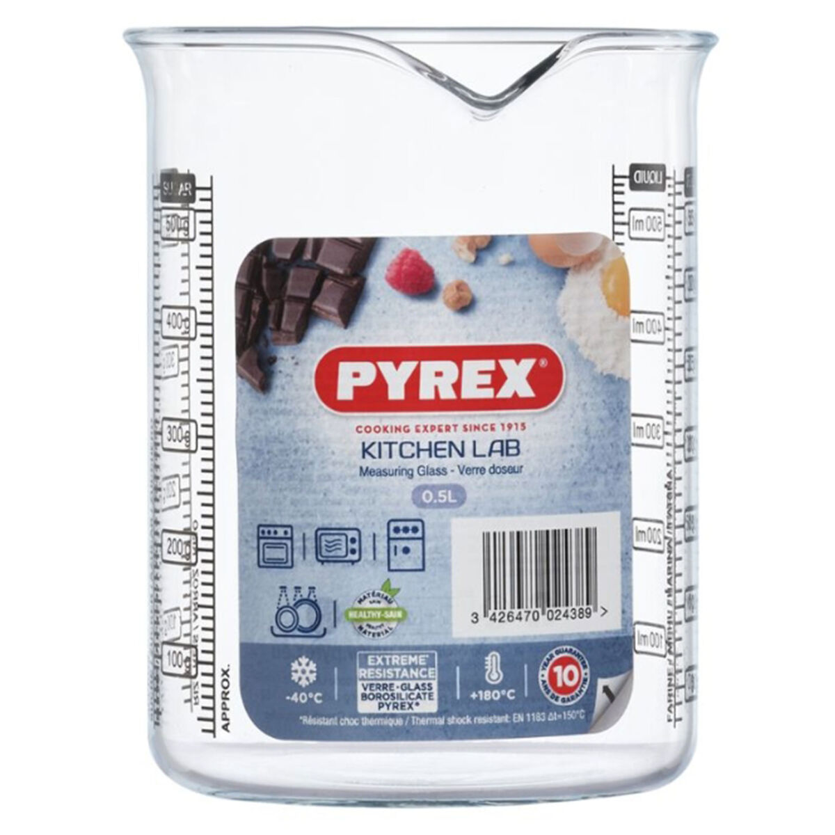 Kitchen Lab måttbägare 500 ml, glas
