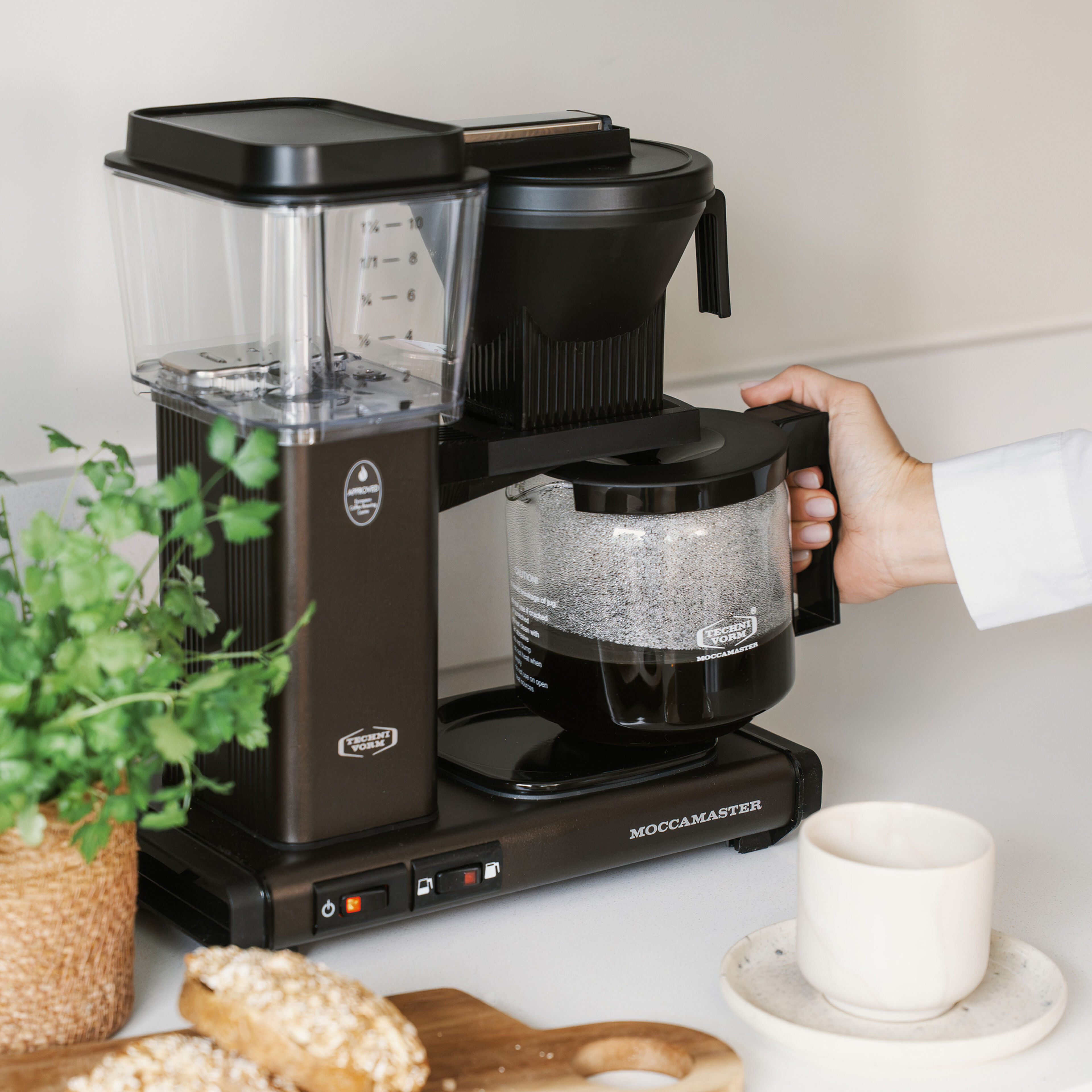 Optio Kaffebryggare, brun