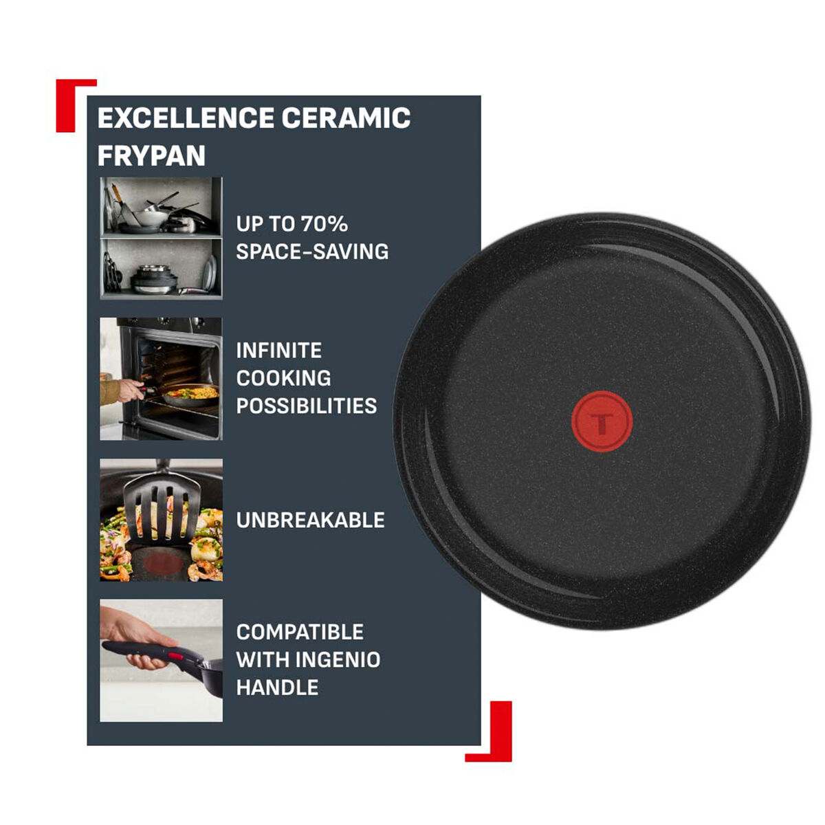 Ingenio Excellence Ceramic stekpanna 24 cm
