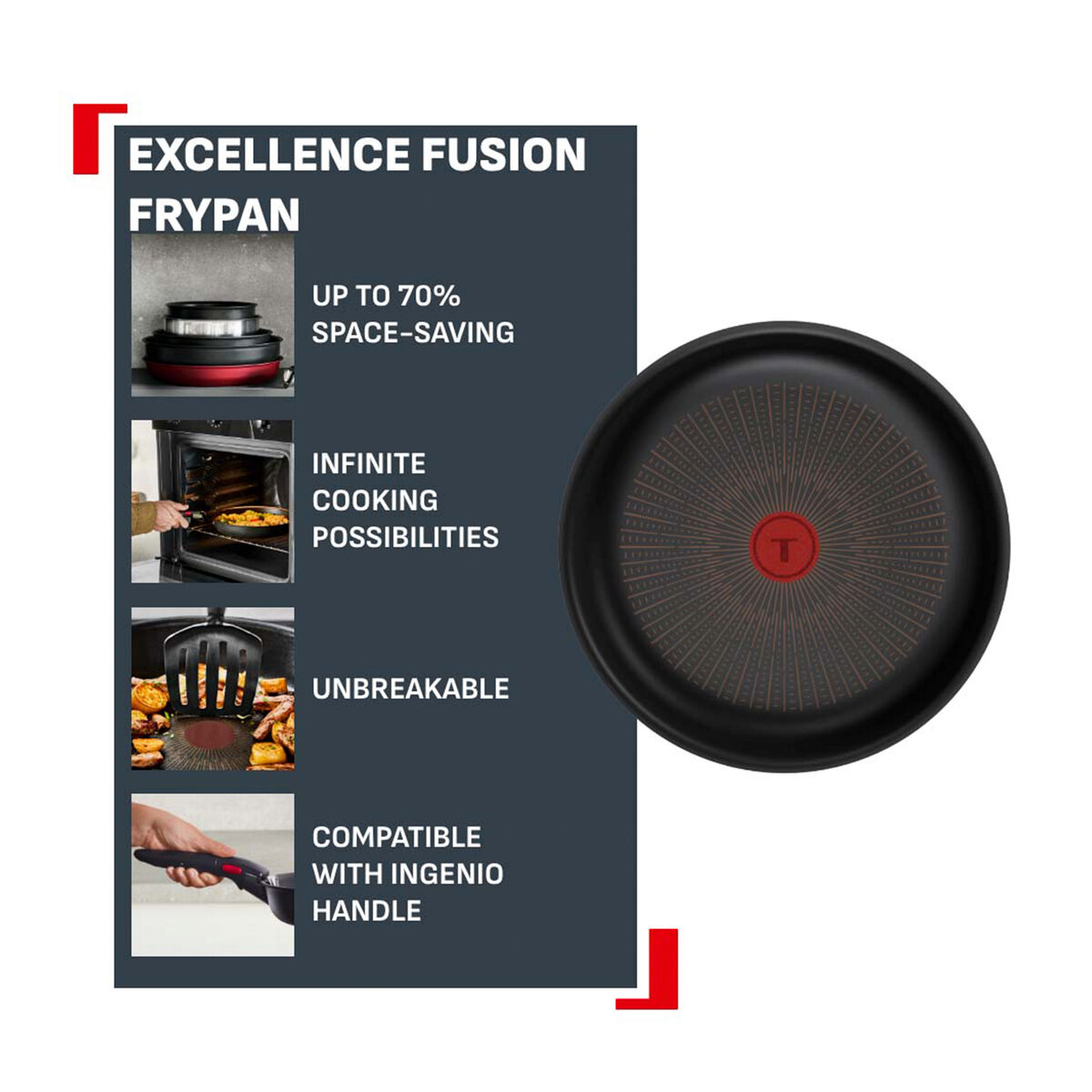 Ingenio Excellence Fusion stegepande Ø28 cm