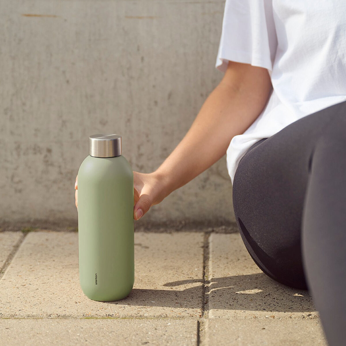 Stelton Keep Cool -termospullo 0,6 l, Soft Fern Green