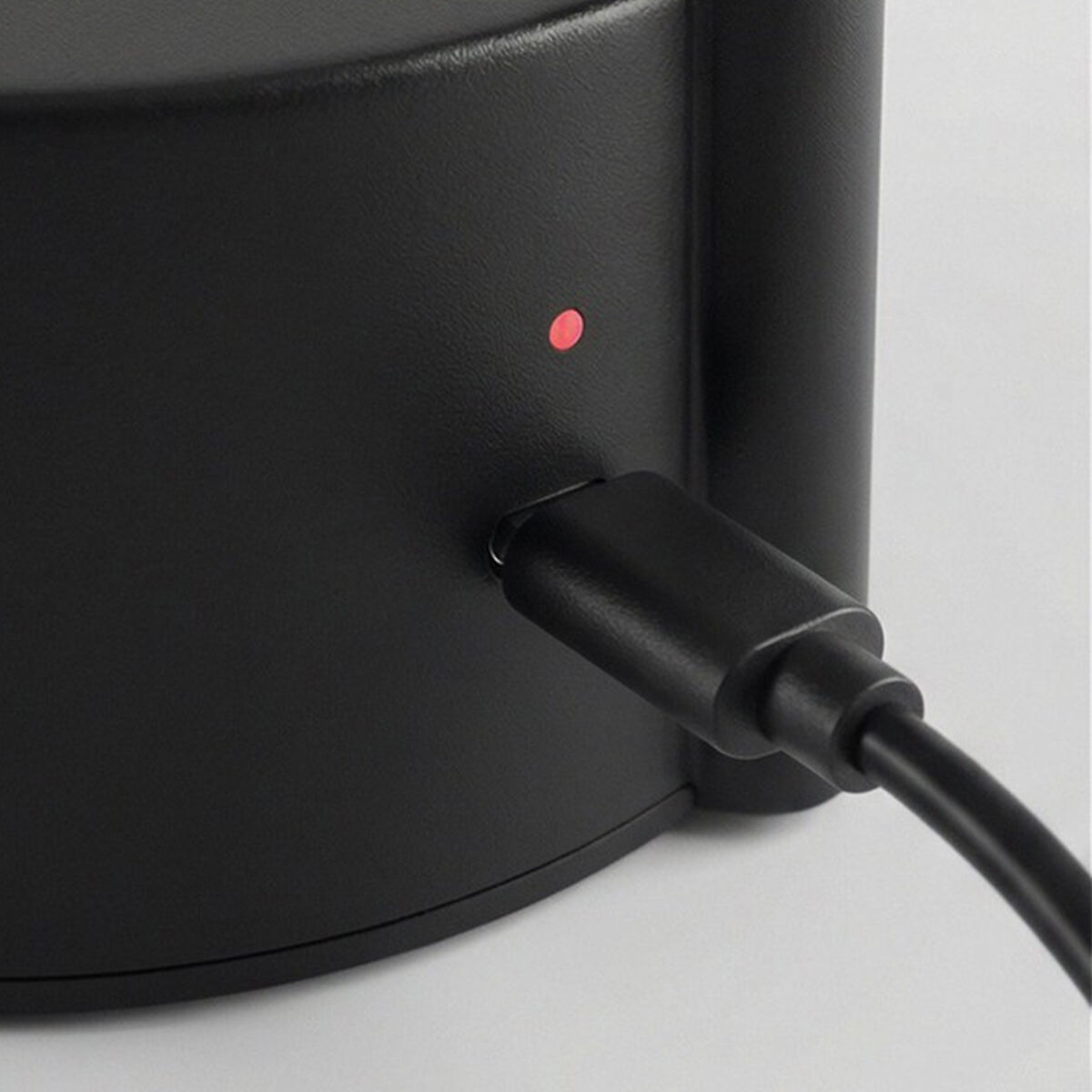 Vinkel LED-lampe transportabel, sort