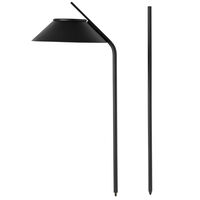 Stelton Vinkel solcellslampa med stativ, svart