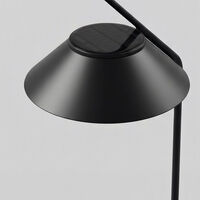 Stelton Vinkel solcellslampa med stativ, svart