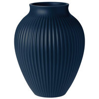 Ripple vase 27 cm, matt dark blue