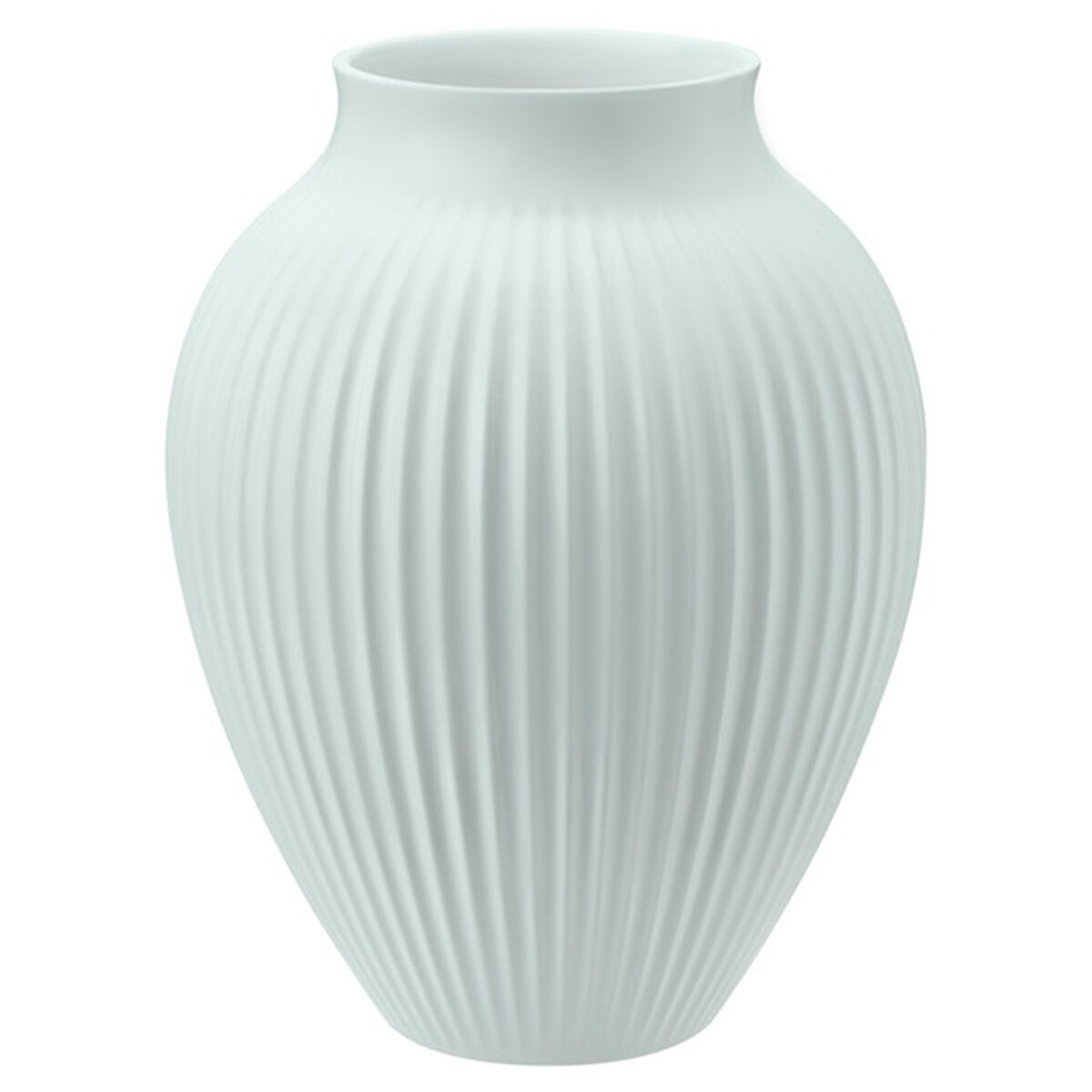 Knabstrup vas 20 cm ripple, ice blue