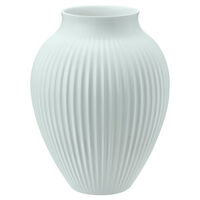 Knabstrup vas 20 cm ripple, ice blue