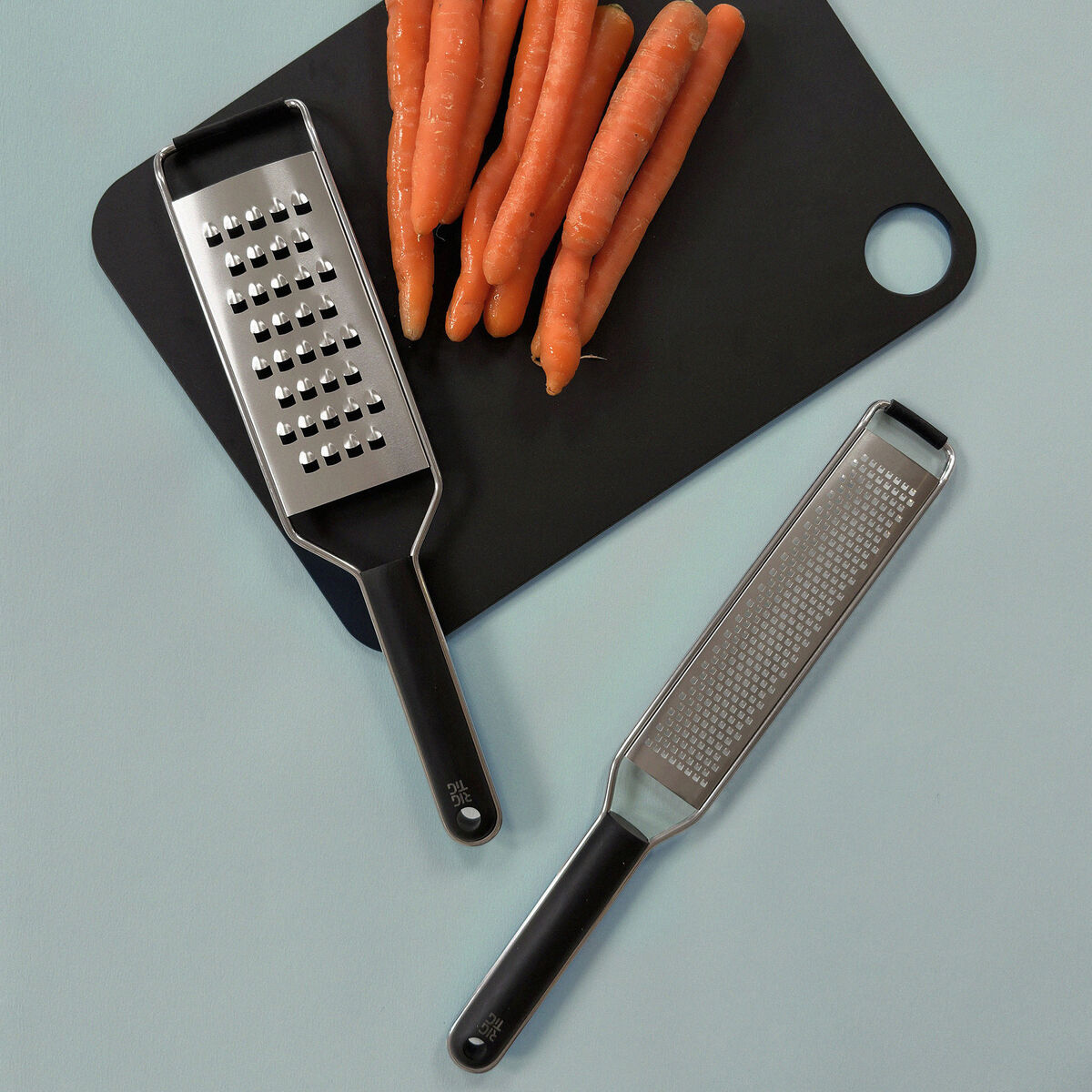 GRATE‑IT groft rivejern 31 cm, sort