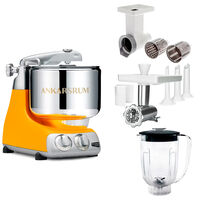 Assistent Original AKM 6230 kjøkkenmaskin med kjøttkvern, skjæretilbehør og blenderkanne, sun beam
