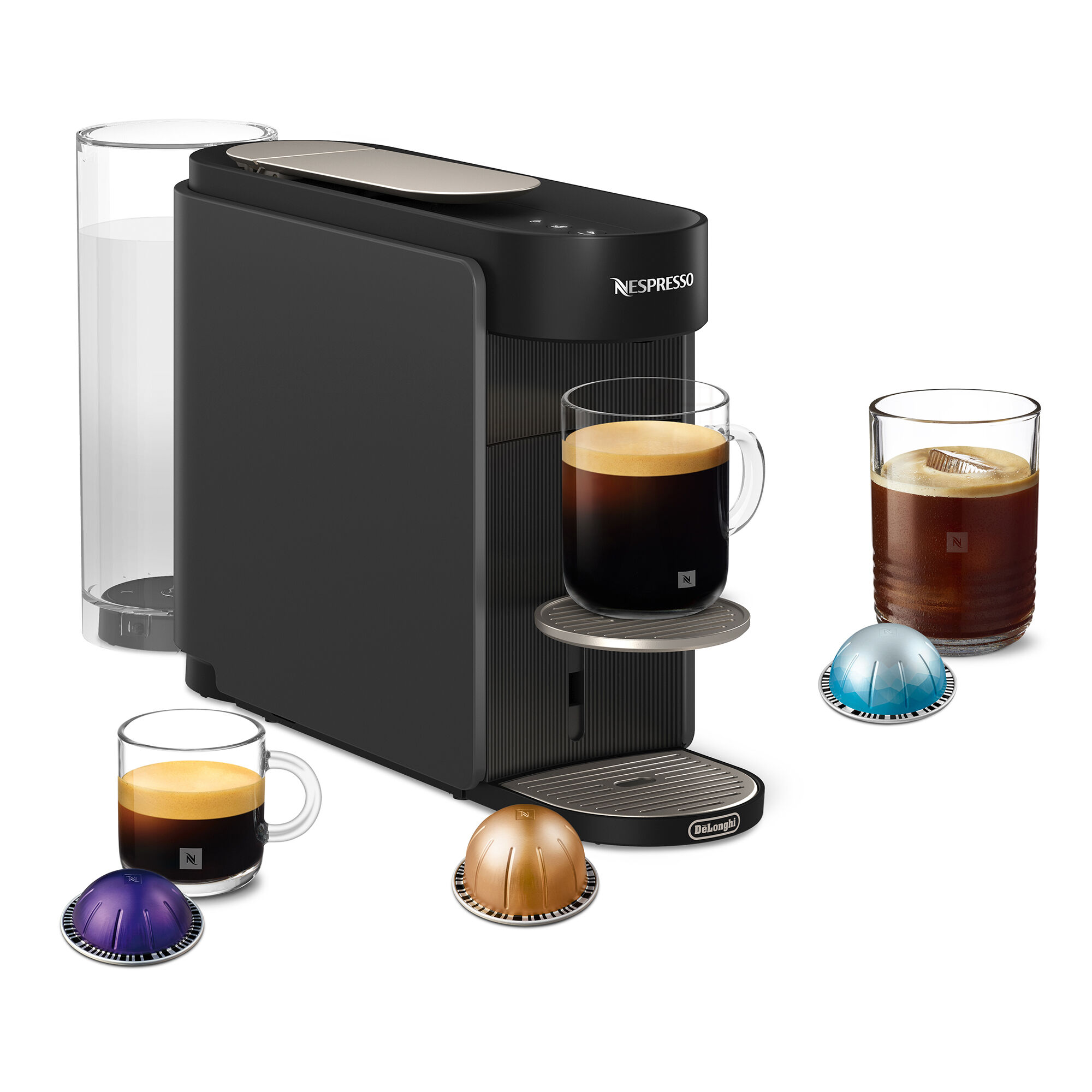 Nespresso ENV200.GY Vertuo Up kapselmaskin 1,4 liter, gr&aring;