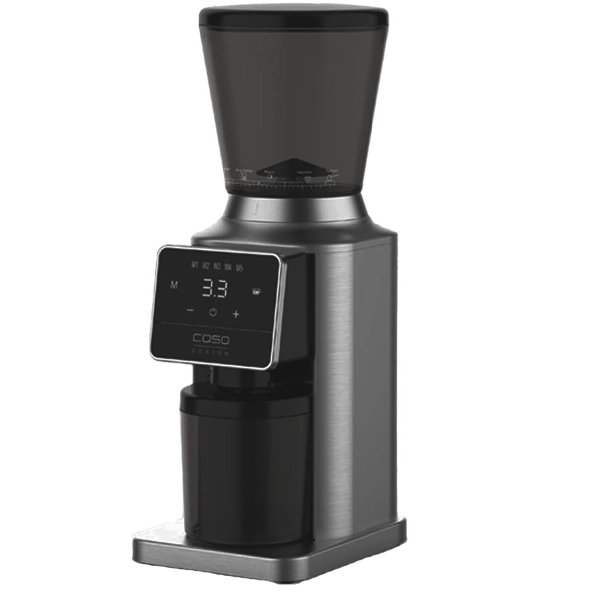 Caso 1837 Barista Chef Pro kaffekvarn, svart