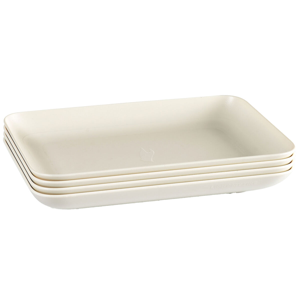 Udflugtstallerken small, cream, 4 stk.