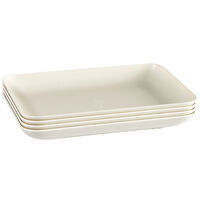 Udflugtstallerken small, cream, 4 stk.