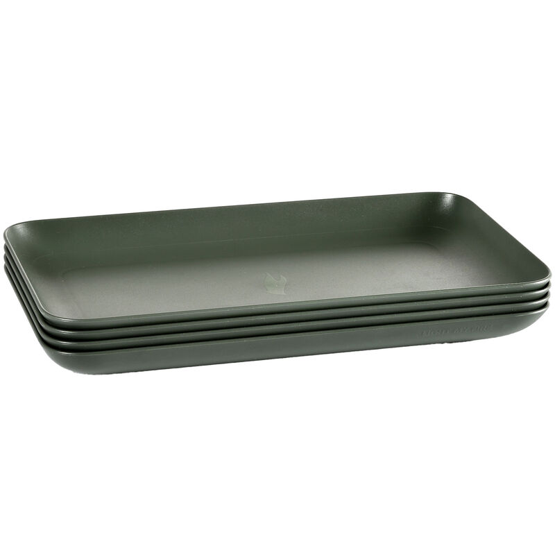 Turtallerken medium 4-pakning, sage green