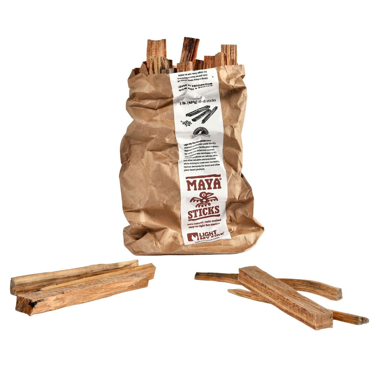 MayaSticks tändstickor i trä 450 g