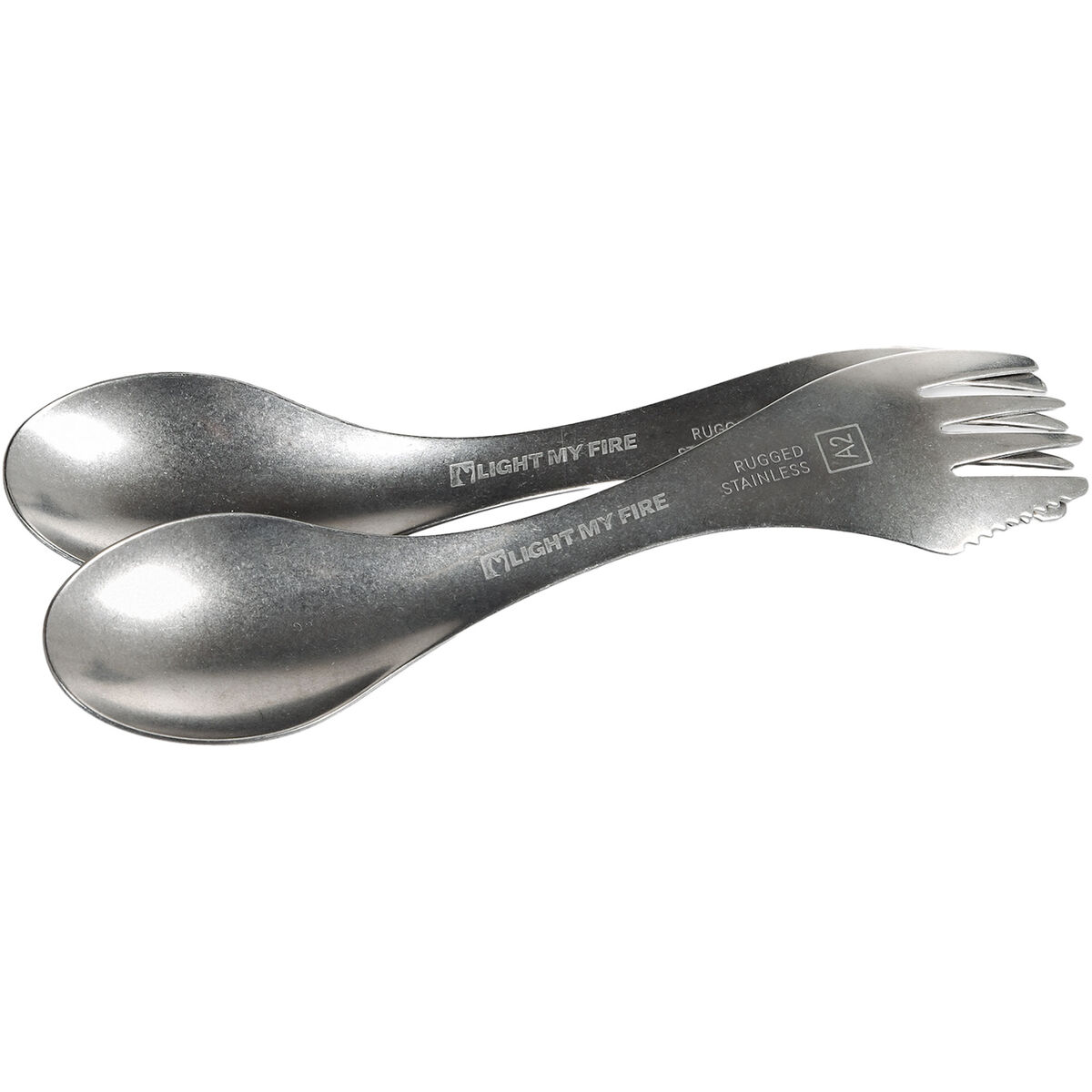 Spork, rustfrit stål, 2 stk.