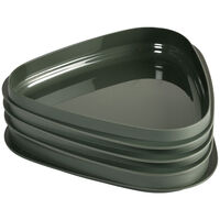 StackPlate tallrik 4-pack, sage green