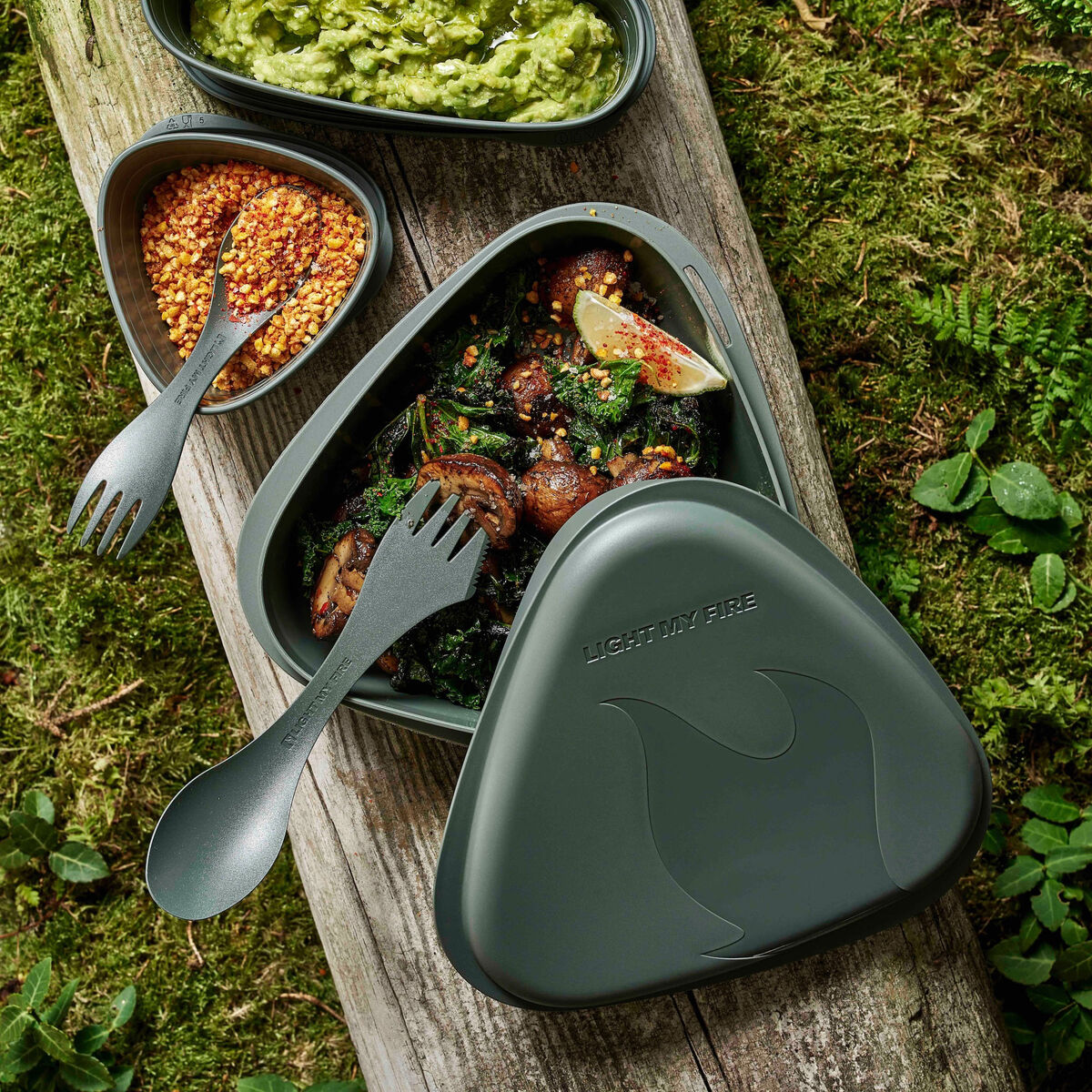 LunchKit 2.0 madkasse, sage green