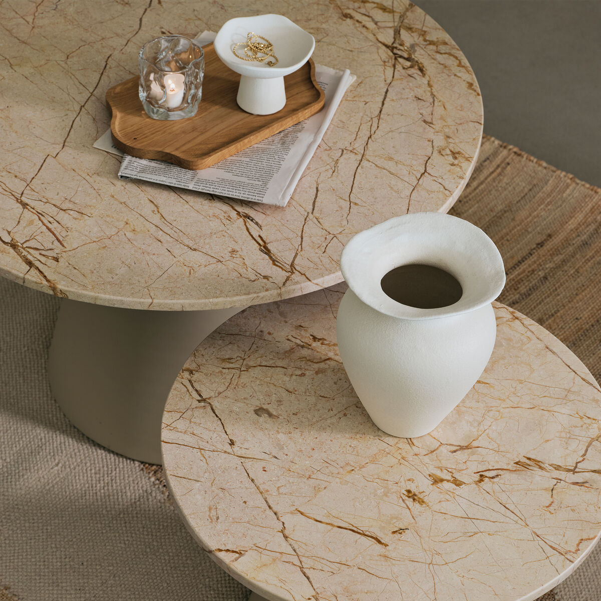 Florentina vase M, hvid