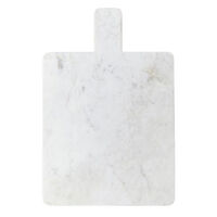 Adam serveringsbricka 45 × 30 cm, vit marmor