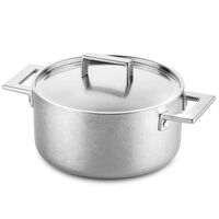 Attiva gryde med låg 22 cm, rustfrit stål