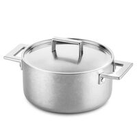 Attiva gryde med låg 24 cm, rustfrit stål