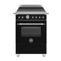 HER64I1ENEC2 Heritage induktionsspis 60 cm med 4 zoner och 1 ugn, mattsvart 