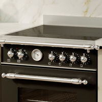 HER64I1ENEC2 Heritage induktionsspis 60 cm med 4 zoner och 1 ugn, mattsvart