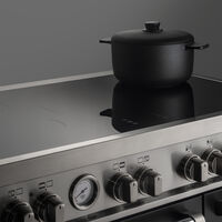 MAS95I2ENET2 Master induktionsspis 90 cm med 5 zoner och 2 ugnar, mattsvart