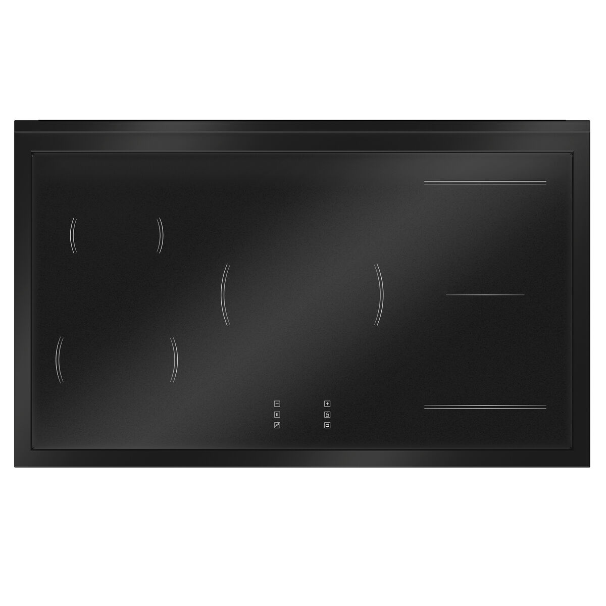 Professional PRO105I2ECAT2 induktionsspis 100 cm med 5 zoner och 2 ugnar, carbonio