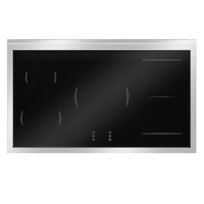PRO105I2EXT2 Professional induktionskomfur 100 cm med 5 zoner, rustfrit stål